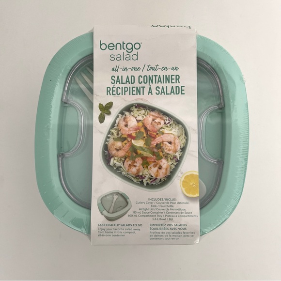 Brand New bento Salad all-in-1 Salad Contain - Picture 3 of 4